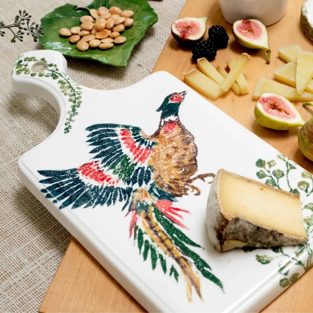Vietri FAUNA PHEASANT CHEESE BOARD